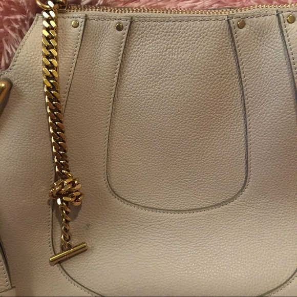 Chloe Natural Hayley leather / Suede Shoulder Bag - Picture 5 of 8